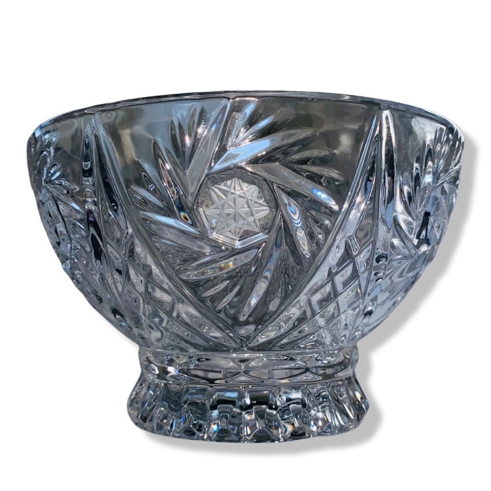 Crystal Bowl/Candy Dish Footed Crystal Bowl
